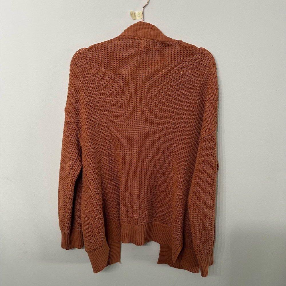 Women’s Universal Thread Rust Open Cardigan Size Medium - Picture 3 of 5